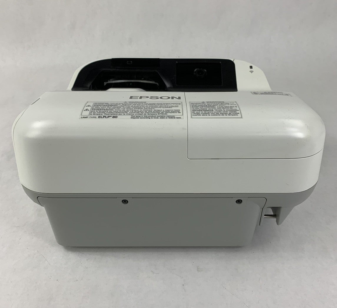 Epson BrightLink 595Wi H599A LCD Lamp Projector 1610 Lamp Hours - No Remote1
