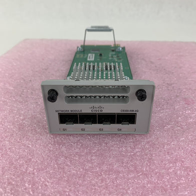 Cisco C9300-NM-4G V01 4-Port 1GE Network Module / 73-12735-07 - VGC