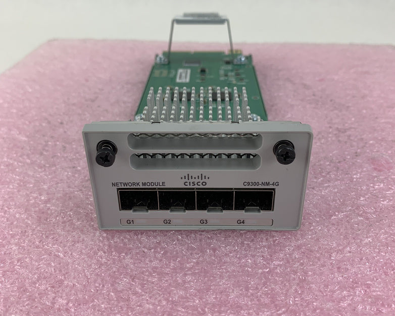 Cisco C9300-NM-4G V01 4-Port 1GE Network Module / 73-12735-07 - VGC