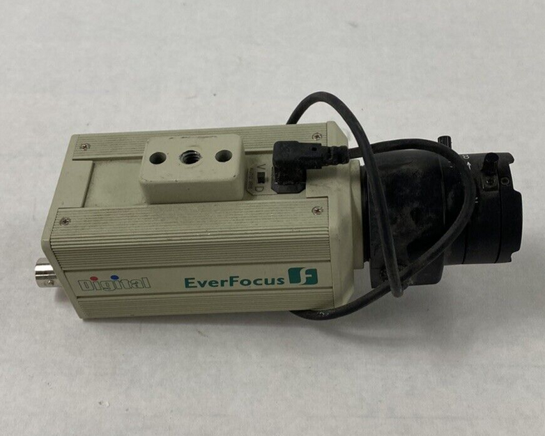 EverFocus EQ200A/NN Color Digital Camera 1/3" 3.5-8mm Lens For Parts or Repair
