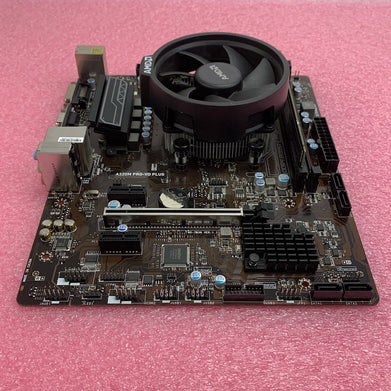 MSI MS-7B38 Ver: 1.1 Motherboard Ryzen 3 2200G 3.5GHz 8GB RAM w/ Shield