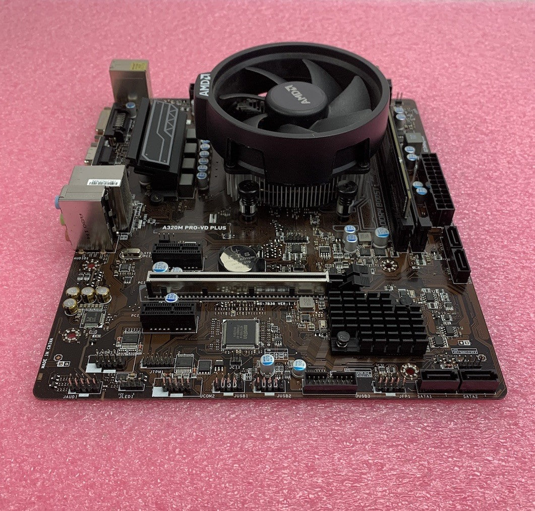 MSI MS-7B38 Ver: 1.1 Motherboard Ryzen 3 2200G 3.5GHz 8GB RAM w/ Shield