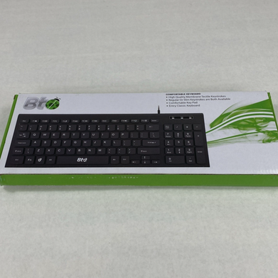 BTO USB Wired Comfortable Keyboard