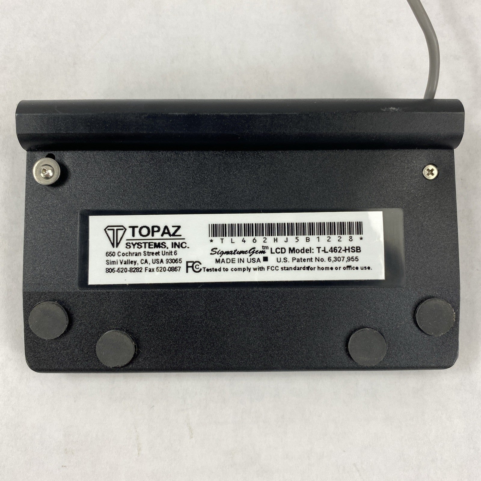 Topaz Systems SignatureGem T-L462-HSB Signature Pad - No Stylus5