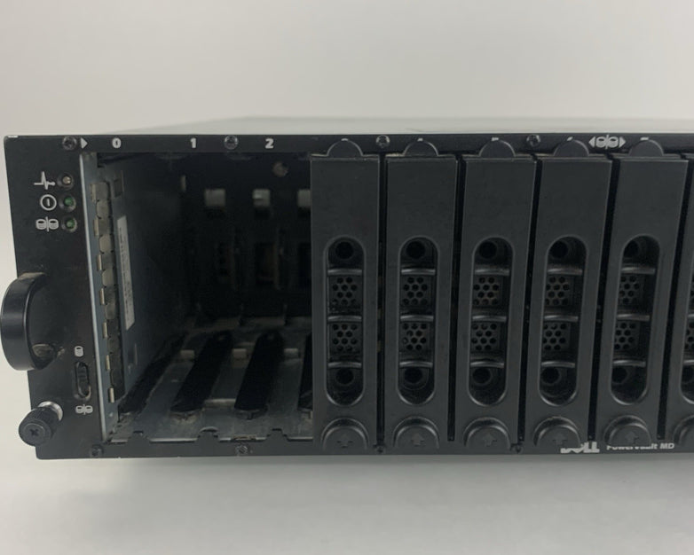 Dell PowerVault MD3000i AMP01 Storage Array 2x PSUs No HDDs/Controllers/Caddies
