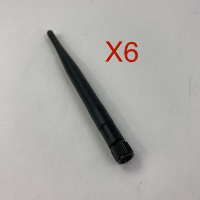 Screw On Wirless router Antennas Lot of 6
