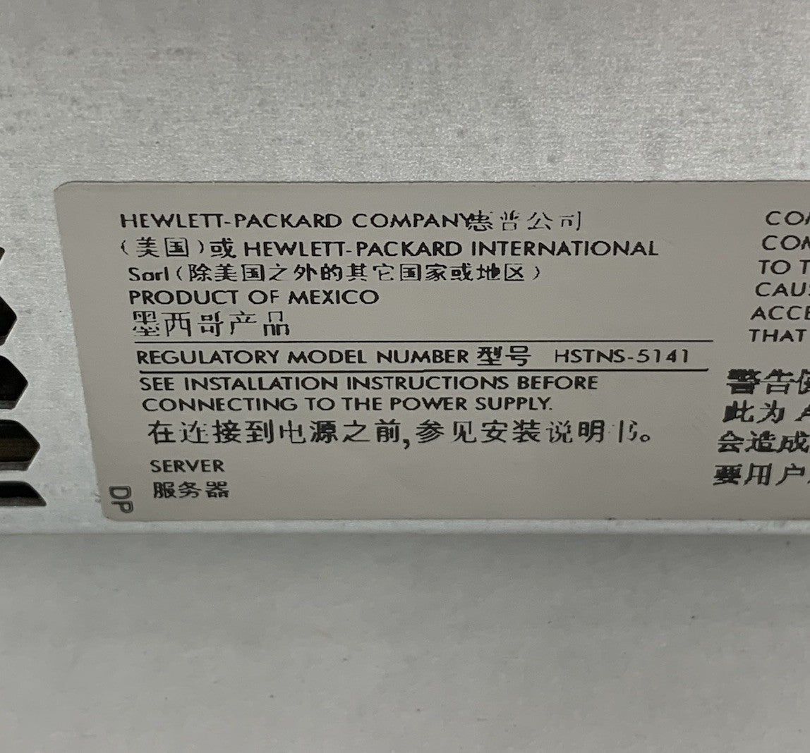 HP ProLiant DL380 Gen 7 Server 1x Intel Xeon E5620 2.4GHz 72GB RAM No HDD/OS13