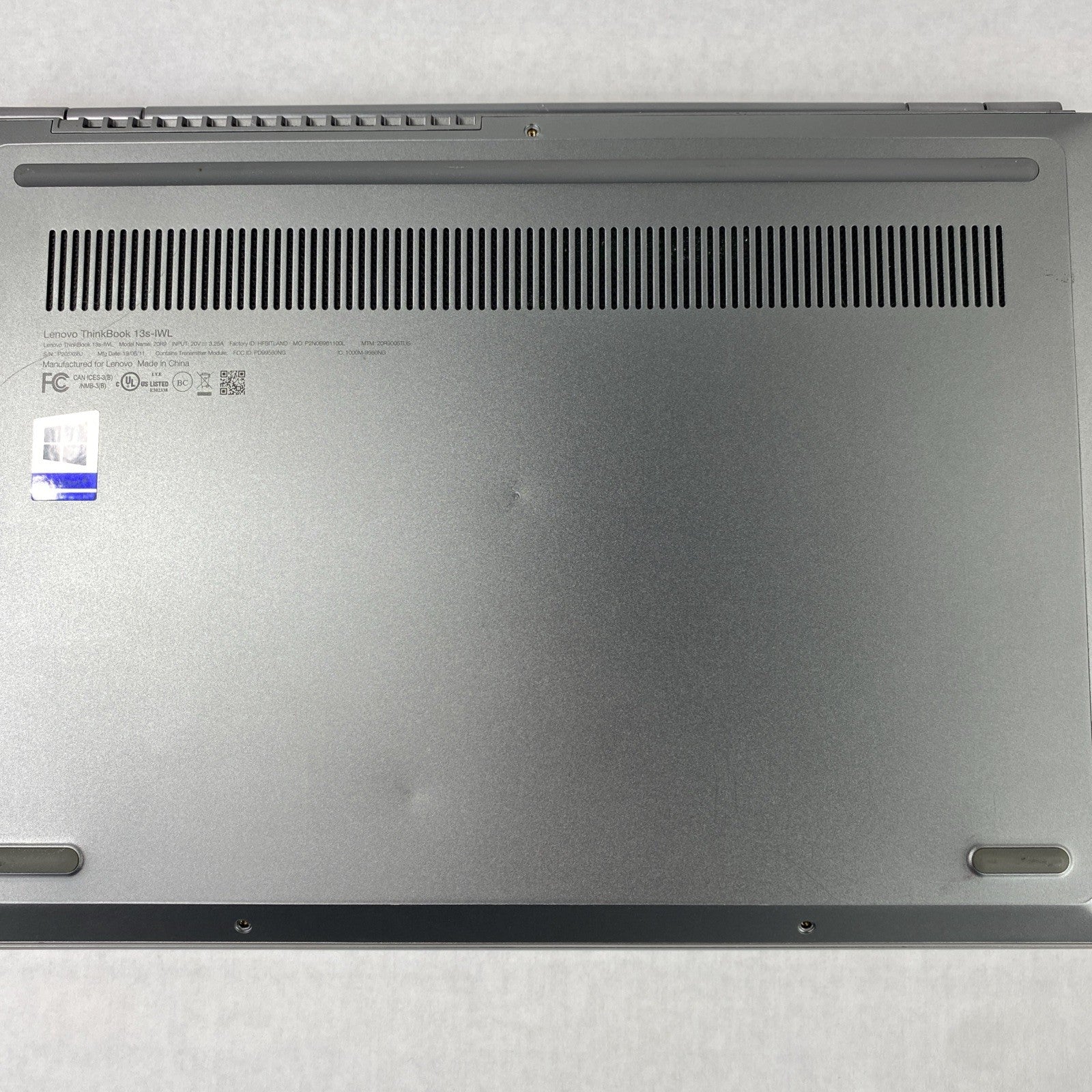 Lenovo ThinkBook 13s-IWL i7-8565U 1.8GHz 8GB RAM 13.3" No Battery No HDD No OS