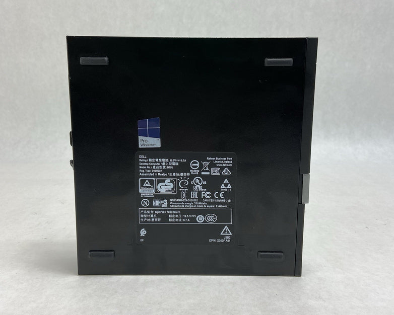 Dell Optiplex 7050 MFF Intel Core i7-7700 3.6GHz 8GB RAM No AC/HDD/OS