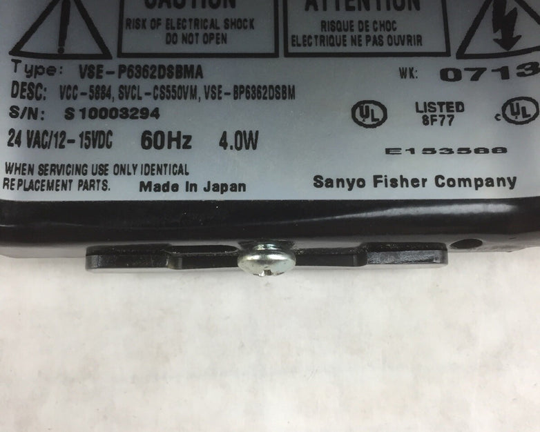 Sanyo VSE-P6362DSWA Dome-Type Smoke-Tint Dome Housing
