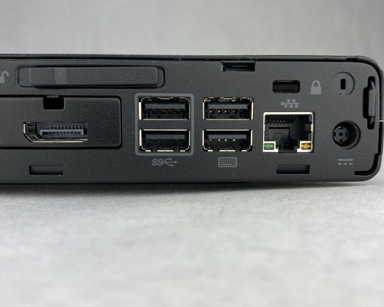 HP EliteDesk 800 G3 Mini Quad Core i5-6500T 2.50GHz 1x8GB RAM WiFi No AC HDD OS