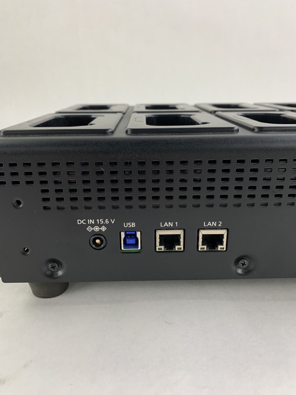Panasonic WV-TC370 8-Bay Multi Charger Power Tested No Power Supply