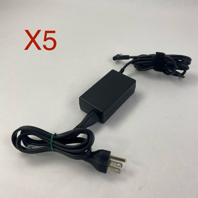 HP TPN-CA16 65W 19.5V 3.33A Blue Tip Barrel AC Adapter - Mixed Lot of 5