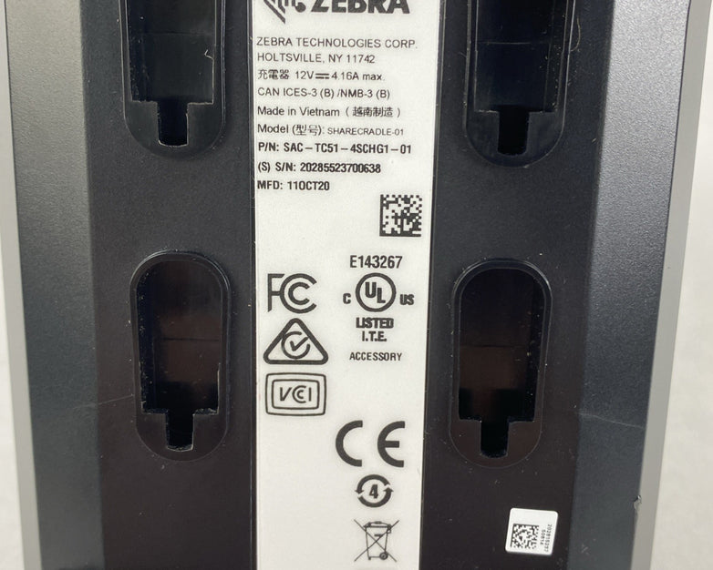 Zebra SHARECRADLE-01  Lot 2 No Cords - Adapters