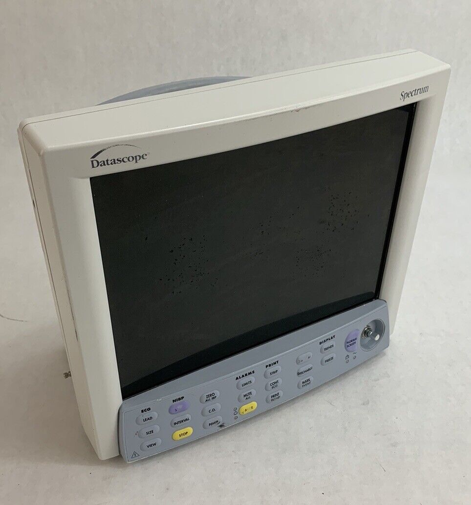 Datascope Spectrum 0998-00-0500-1006A Patient Monitor (Parts and Repair)