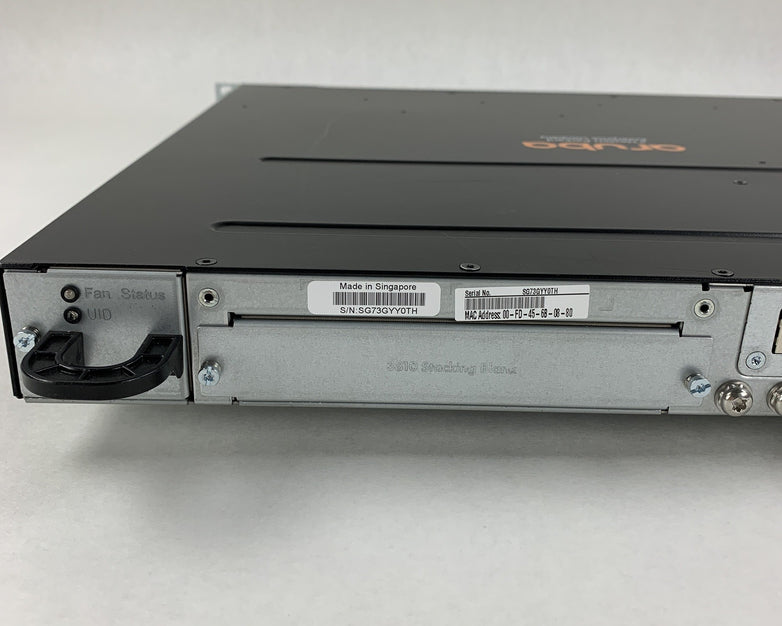 Aruba HP JL075A 3810M 16-Port SFP+ 2-Slot Managed Network Switch 1x Power Supply