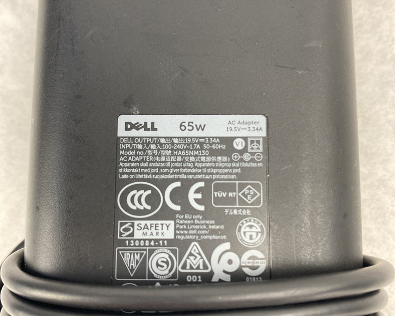 Dell LA65NM130 65W AC Adapter Lot of 10 W/ Power Cord