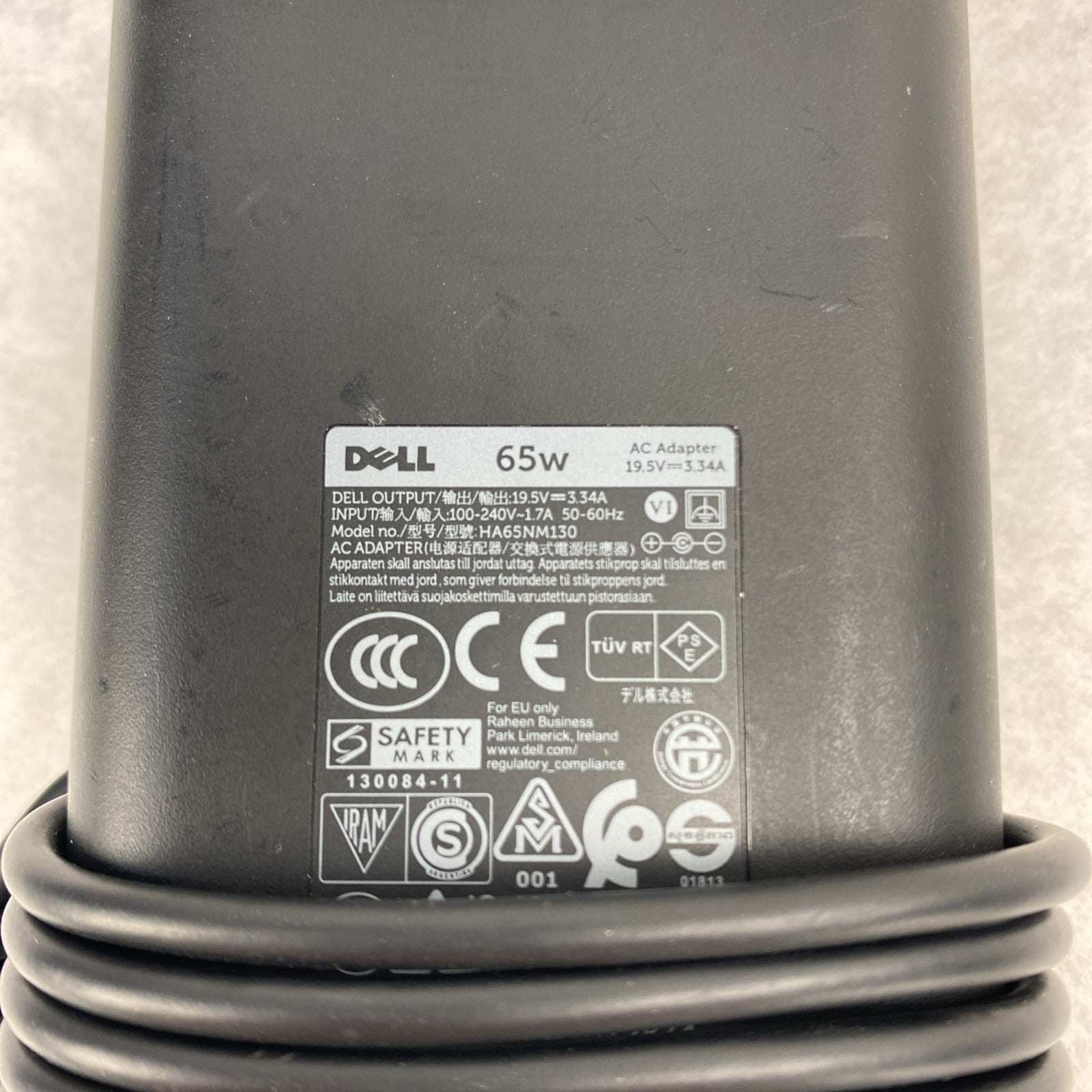 Dell LA65NM130 65W AC Adapter Lot of 10 W/ Power Cord3
