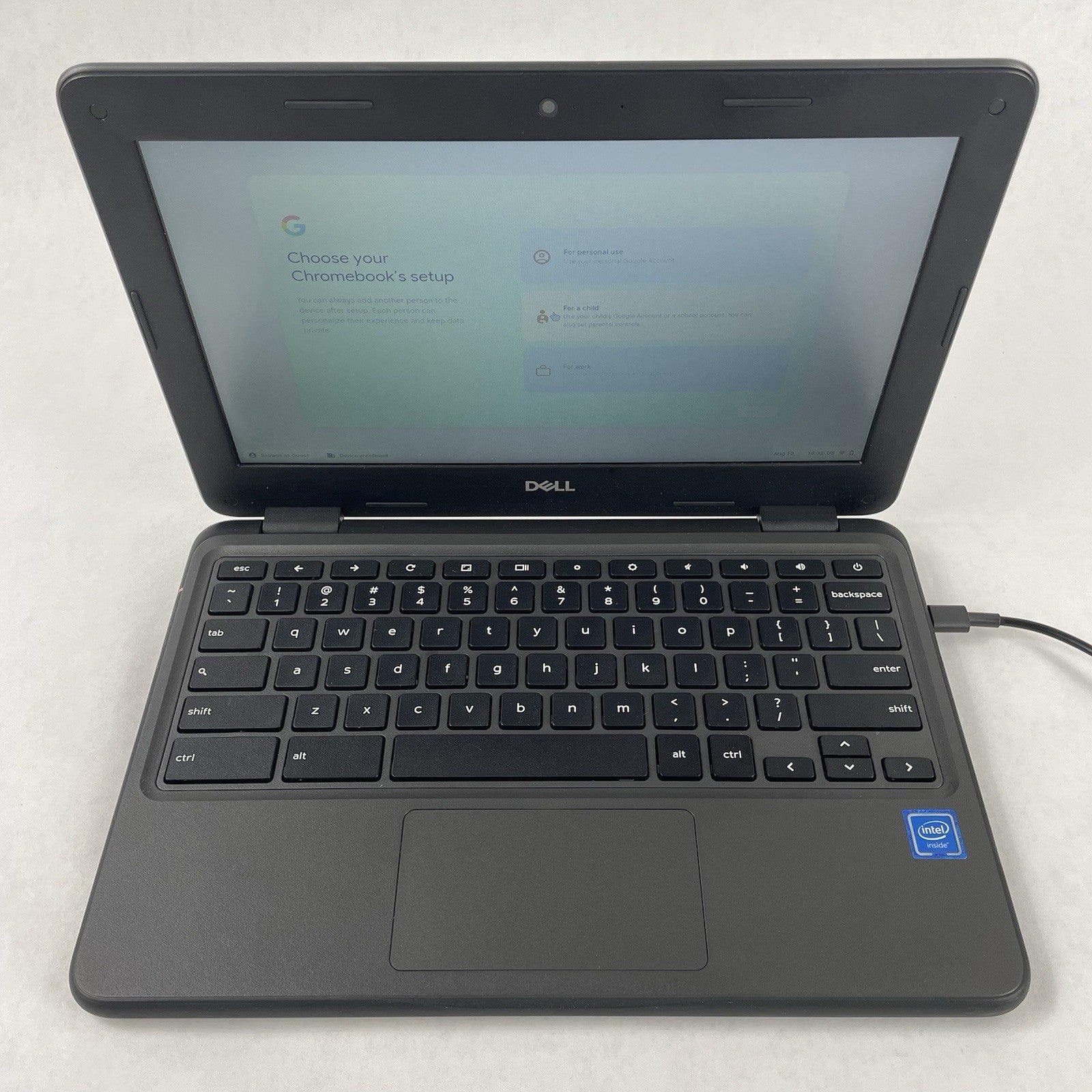 Dell ChromeBook 3100 11.6" Celeron N4020 1.10 GHz 4 GB RAM 16 GB Storage2