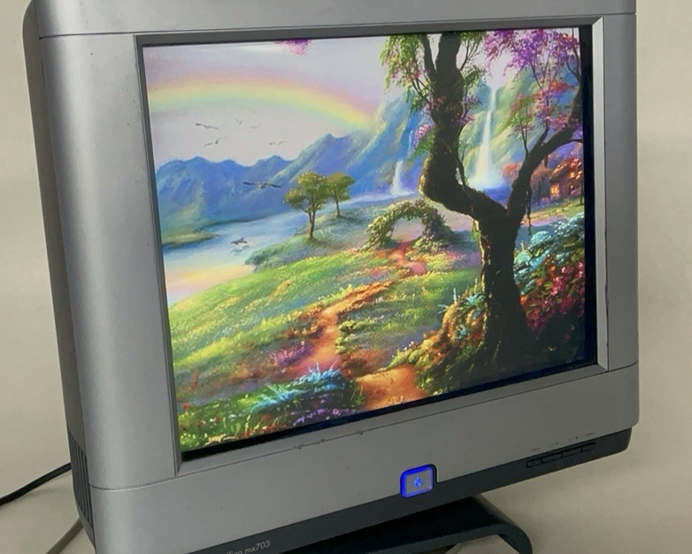 HP Pavilion mx703 PE1168 17" Flat CRT Tube VGA Color Computer Monitor
