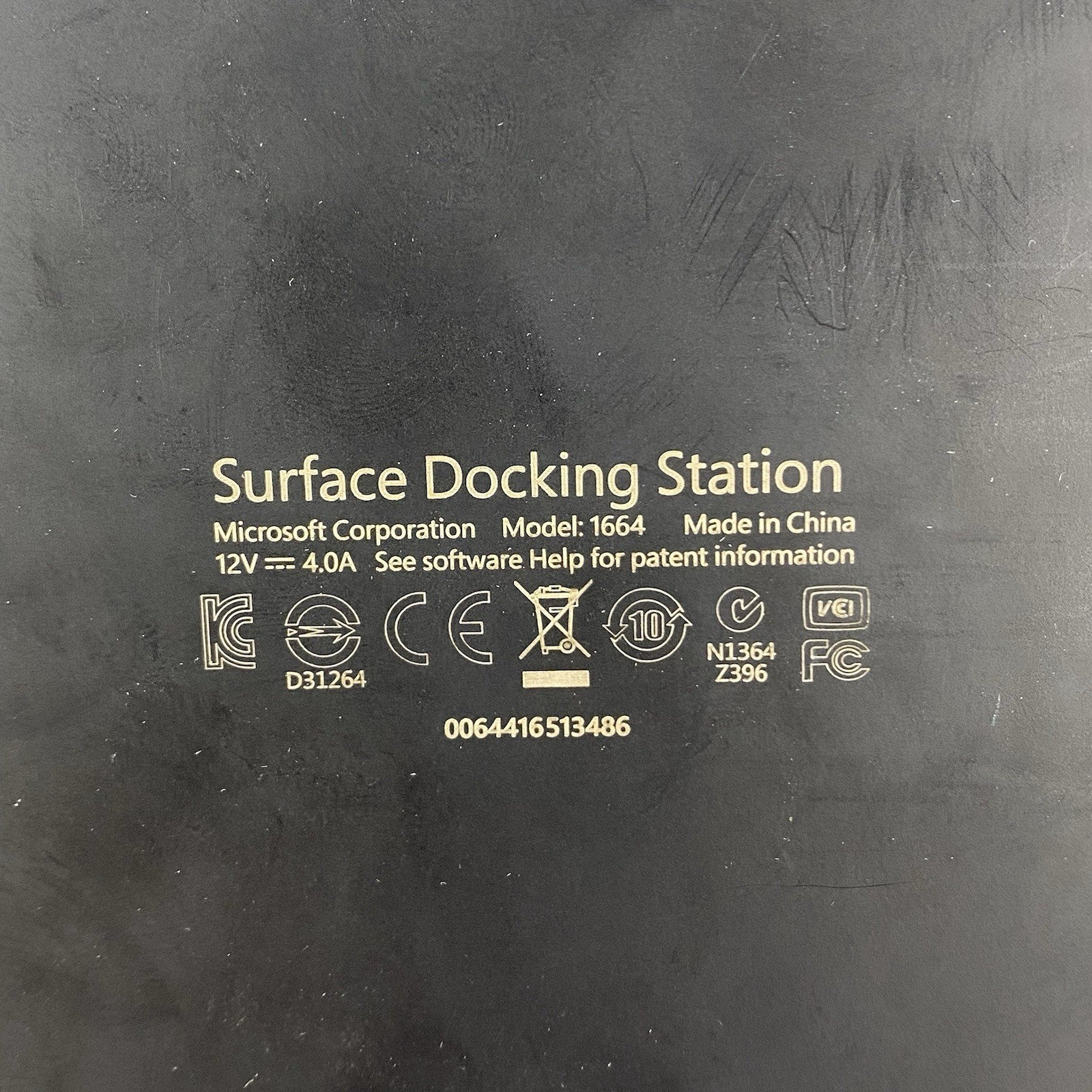 Microsoft 1664 Surface Docking Station Lot of 4 Untested7