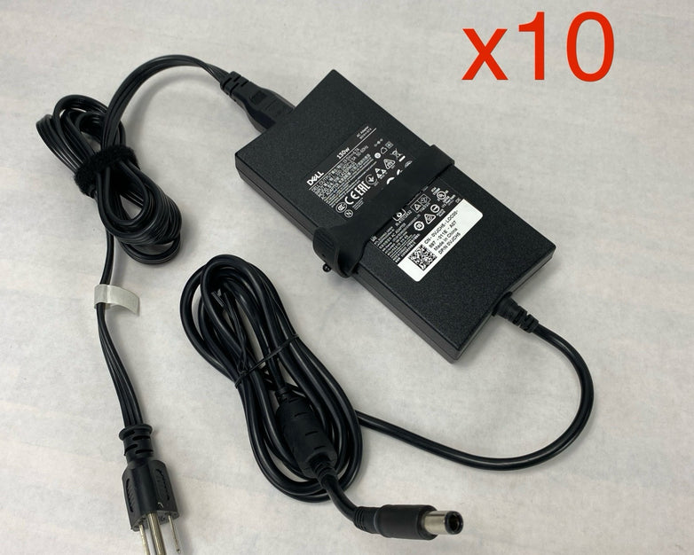 Dell LA130PM121 130W 19.5V 6.7A 7.4mm Barrel Laptop AC Adapter (Lot of 10)