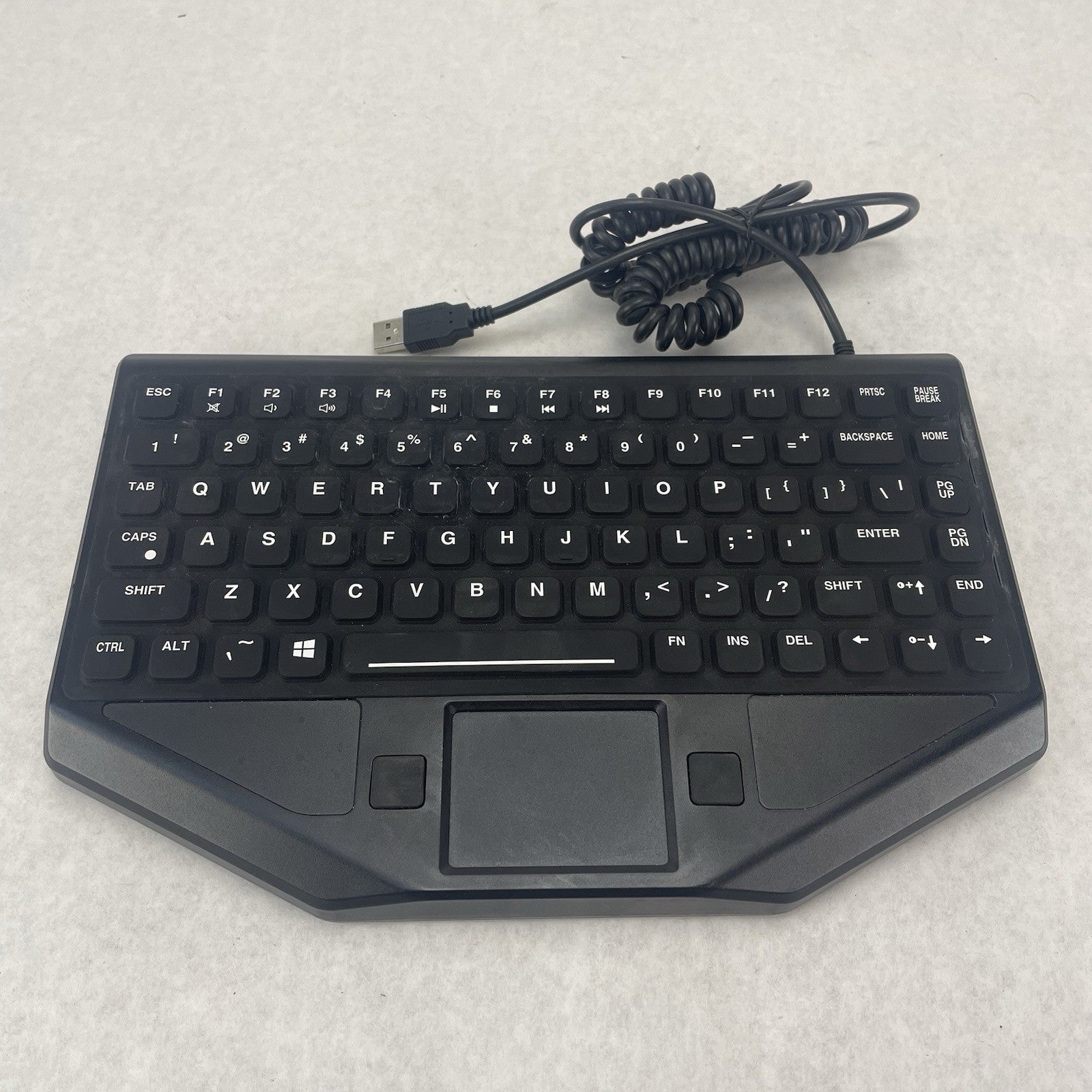 TG3 Electronics TG3-TP-USB-BLTX Rugged Keyboard KBA-BLTXR-UCNNR-US Tested1
