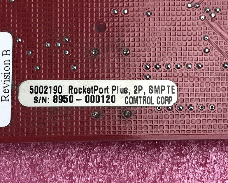 Comtrol RocketPort Plus 2P SMPTE 5002190 Adapter 5302190