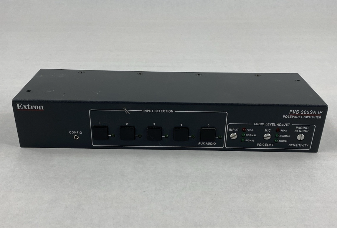 Extron PVS 305SA IP Polevault Switcher No AC Adapter Untested
