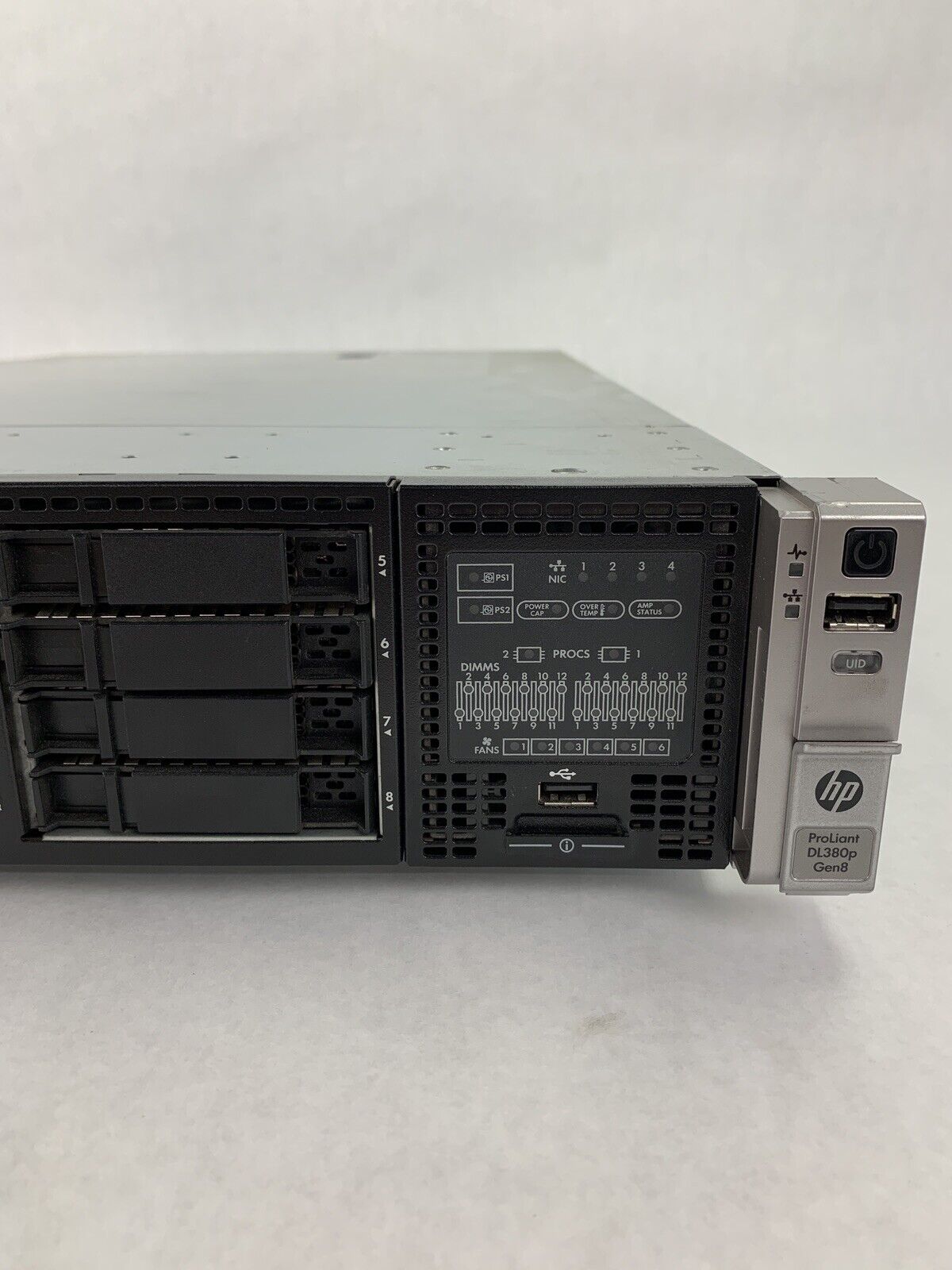 HP ProLiant DL 380p Gen8 Server Xeon E5-2620 2.0 GHz 16 GB RAM No HDD No OS