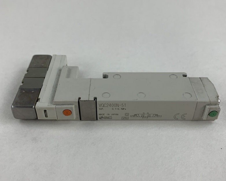 SMC VQC2400N-51 5-Port 3-Position Double Solenoid Valve 24VDC