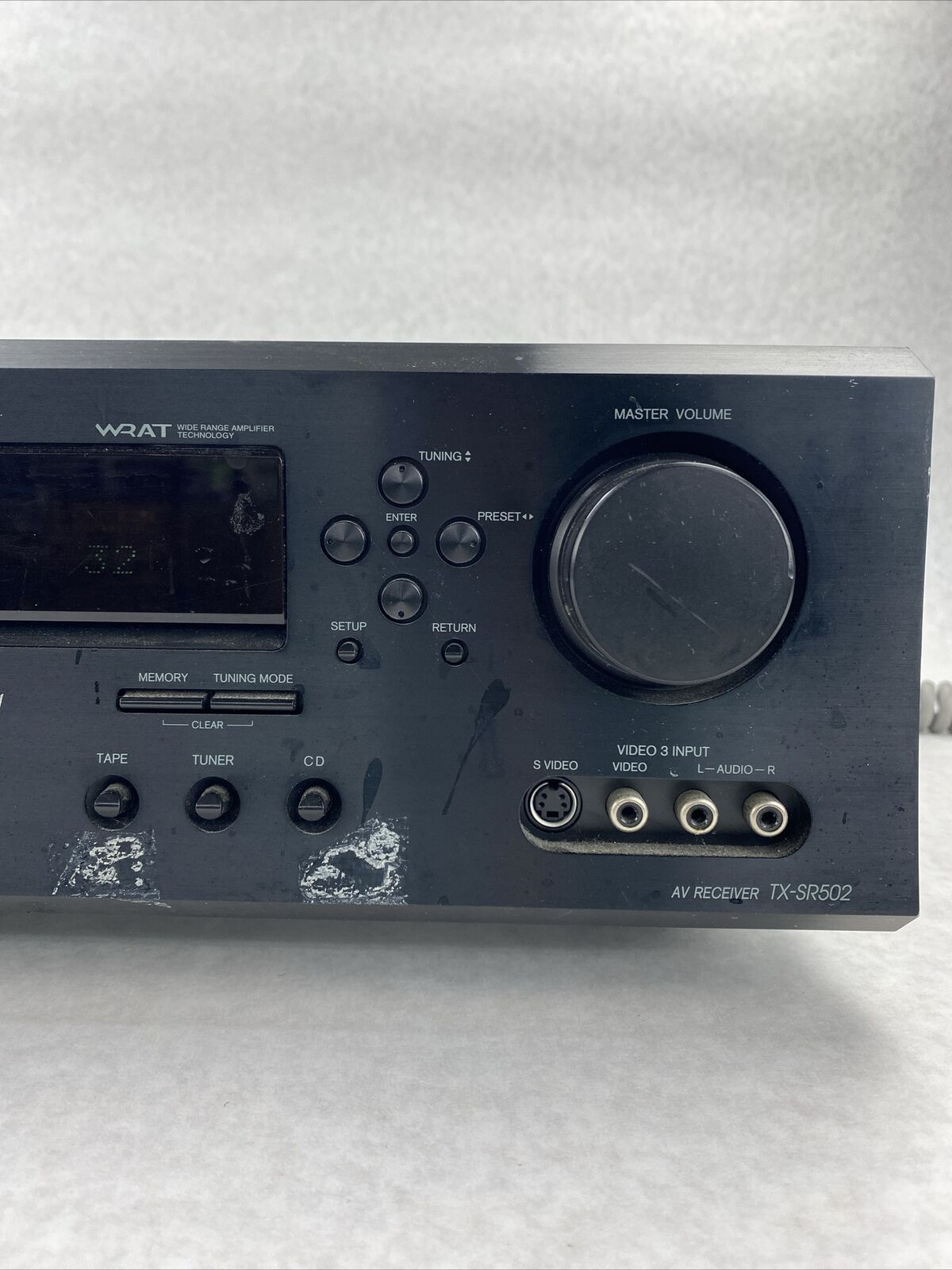Onkyo TX-SR502 Home Theatre AV Receiver FOR PARTS SPARES REPAIRS NO SOUND