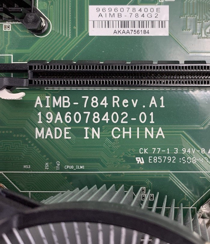 Advantech AIMB-785 Motherboard Intel Core i5-4570 2.9GHz 8GB RAM w/ Shield