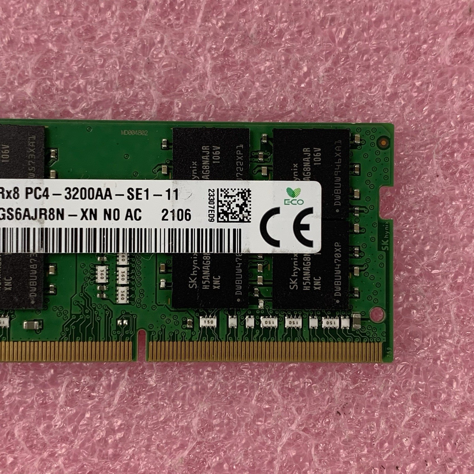 SK Hynix HMAA4GS6AJR8N-XN 32 GB DDR4 3200MHz PC4-3200AA Laptop RAM Memory3