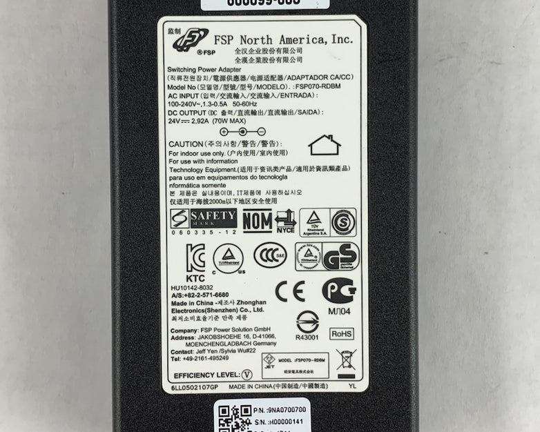 FSP FSP070-RDBM 70W AC Adapter Power Supply (Lot of 3)