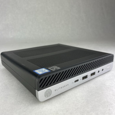 HP EliteDesk 800 G4 DM 35W Six Core i5-8600 3.10GHz 1x8GB RAM WiFi No AC HDD OS