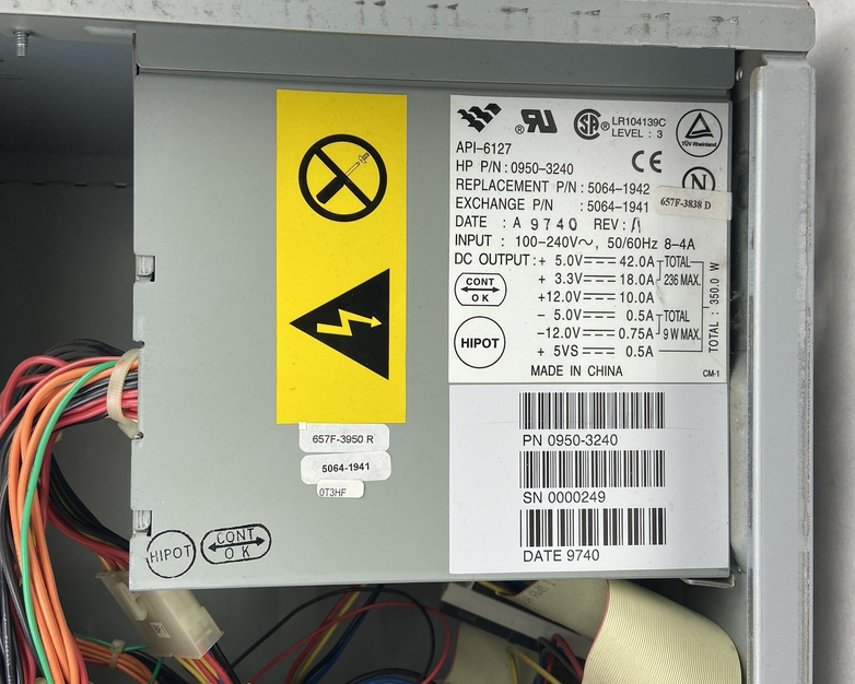 HP Netserver LC 3 Server Intel Pentium II 400MHz 256MB RAM No HDD No OS