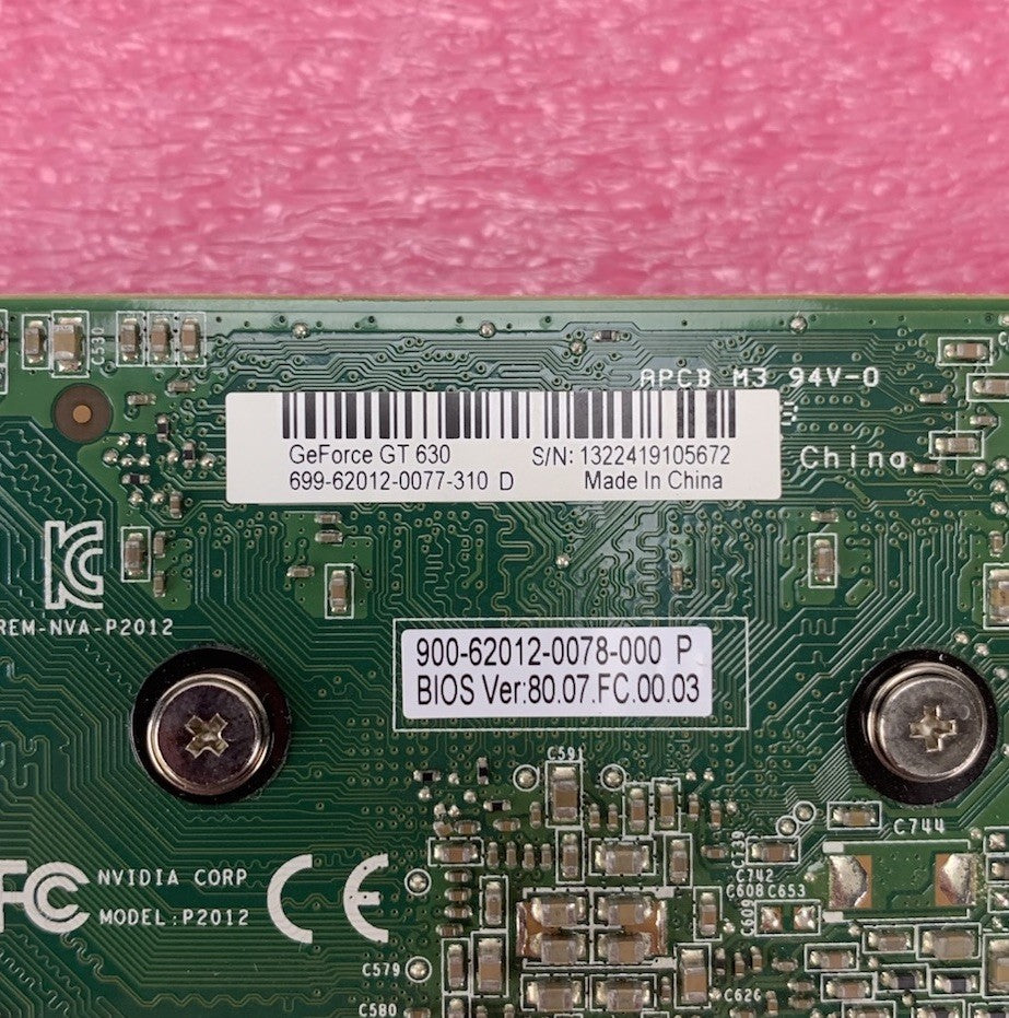 Nvidia GeForce GT 630 P2012 180-12012-1002-A02 Video Graphics Card8