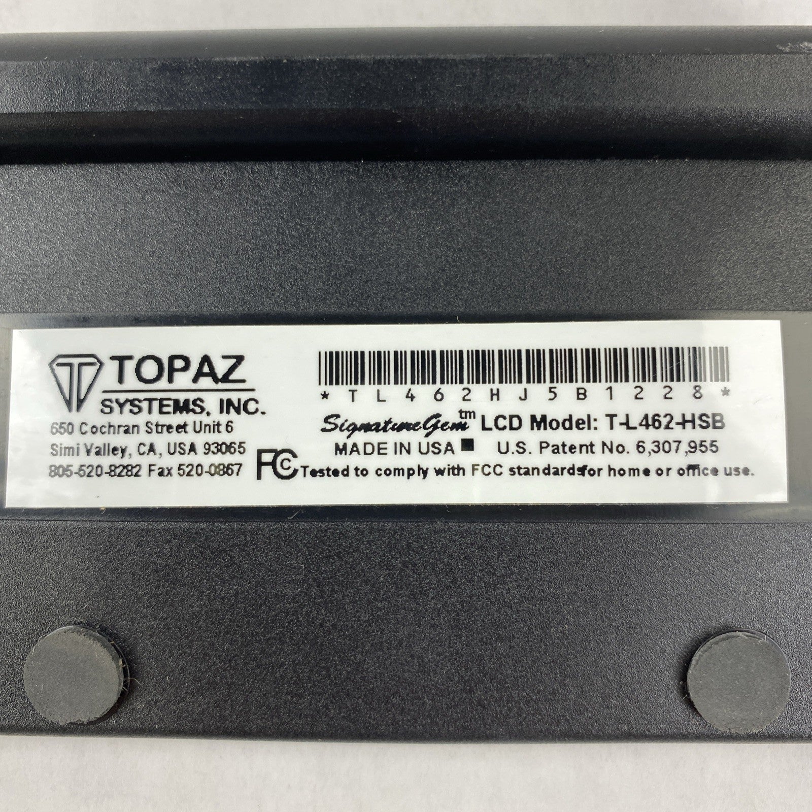 Topaz Systems SignatureGem T-L462-HSB Signature Pad - No Stylus6