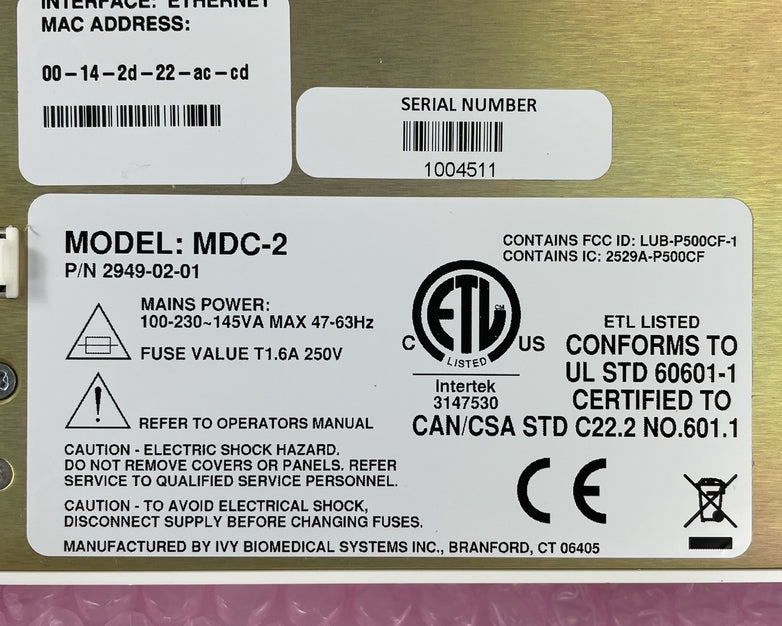 Cerner Connectivity Engine MDC-2 8 USB Ports Medical Device Interface