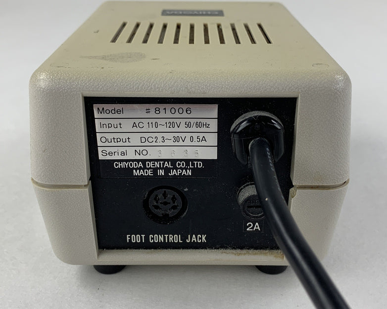Chiyoda RX100 Micro Motor Model 81006 Power Tested