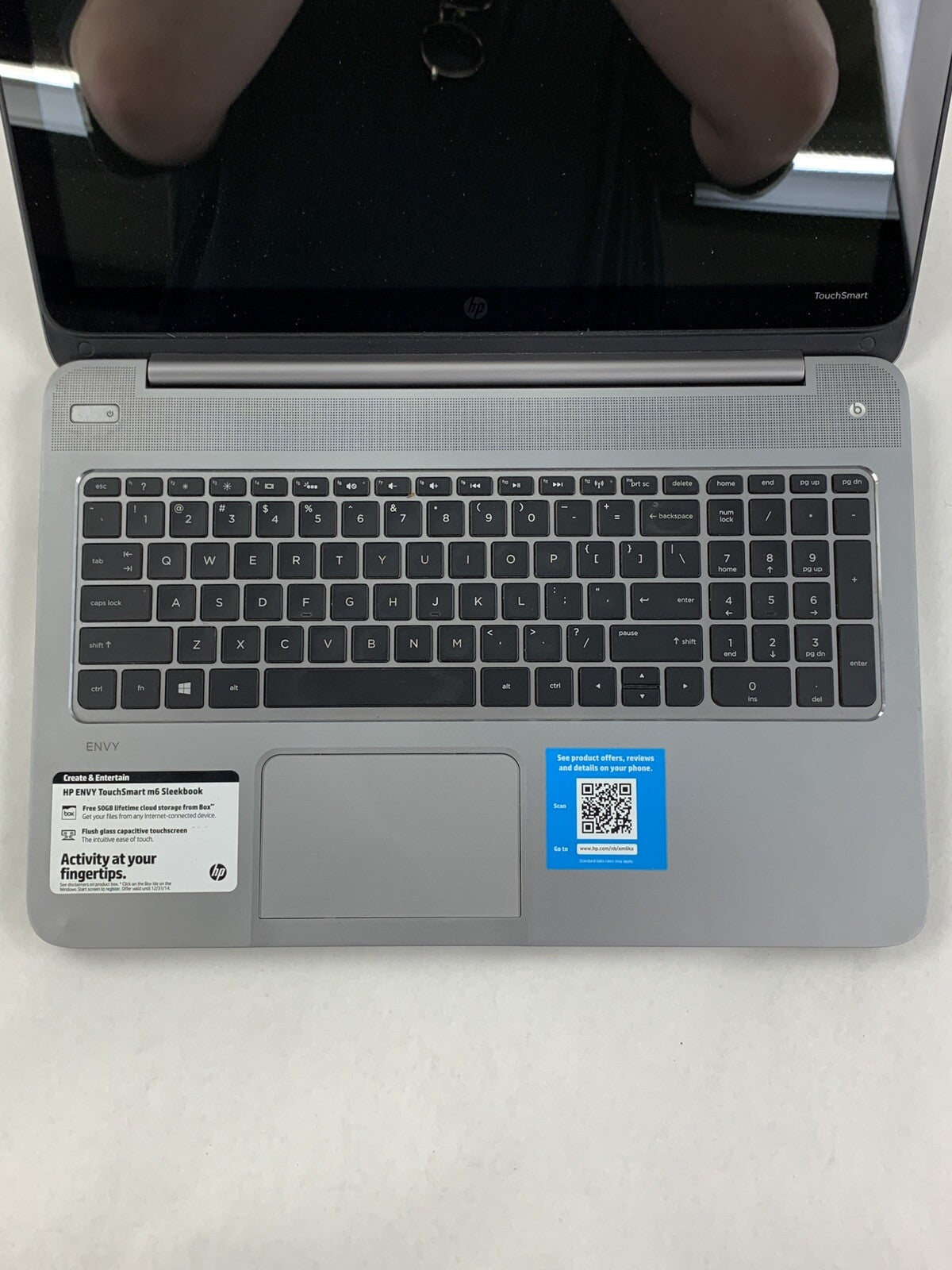 HP Envy TS M6 Sleekbook A10-5745M 8 GB Ram No OS No HDD No Batt No AC