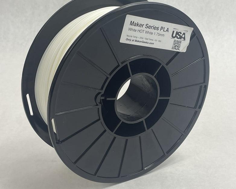 Maker Seris PLA Hot White PLA 1.75mm Filament