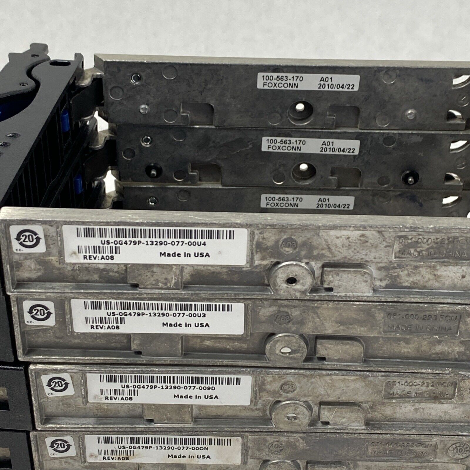 Lot of 5 EMC 005048950 / 005049031 3.5" Hard Drive Caddy Tray