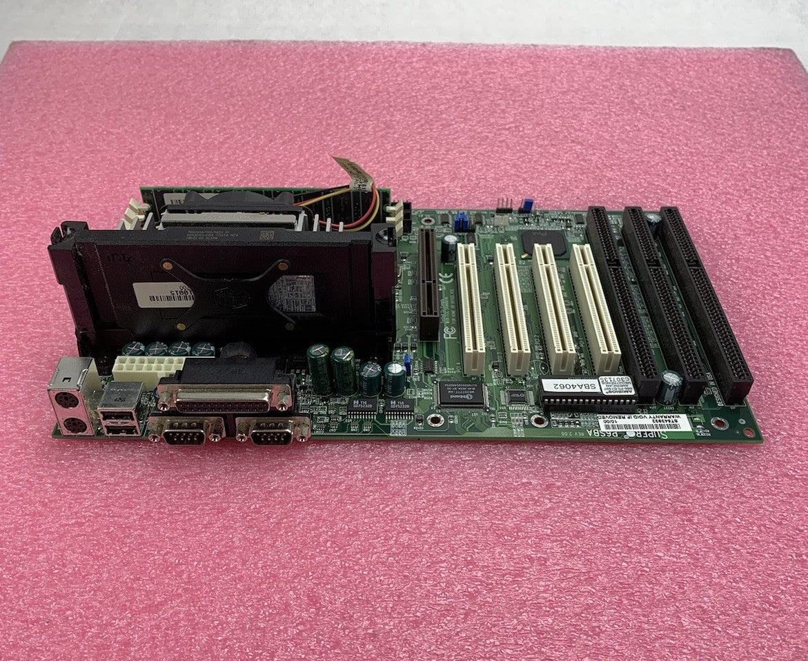 Supermicro P6SLA RBV2 Motherboard Intel Pentium 3 700MHz 128MB RAM No Shield