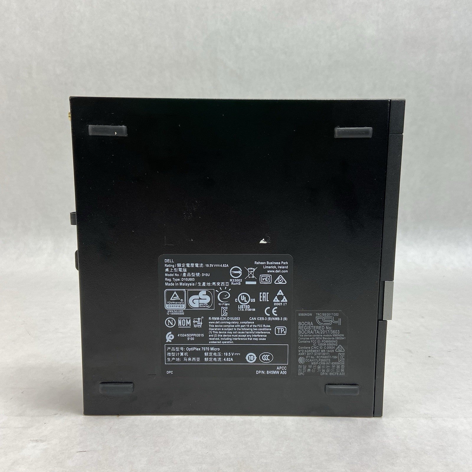 Dell Optiplex 7070 Micro Intel Core i7-9700T 2GHz 8GB RAM No AC/HDD/OS/ANT4