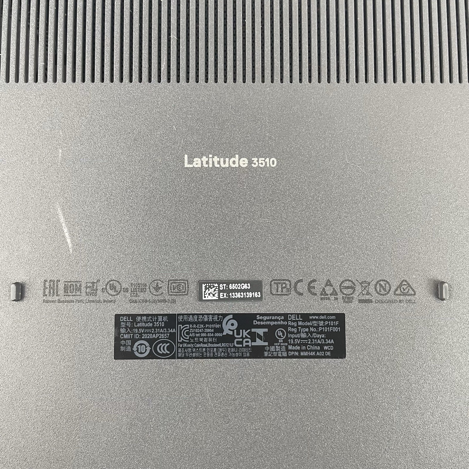 Dell Latitude 3510 15.6" i7-10510U 1.80 GHz 8 GB RAM No SSD/OS/AC14