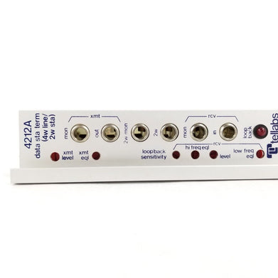 Tellabs 4212A Data Station Termination 814212A 4w Lin 2w Sta