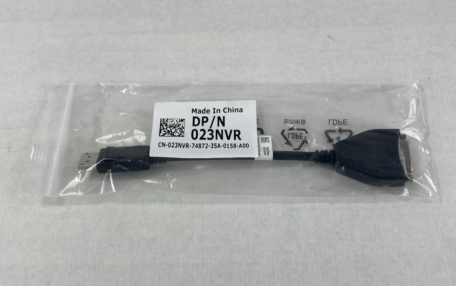 Luxshare-ICT DP/N 023NVR DisplayPort to DVI-D Adapter Lot of 7