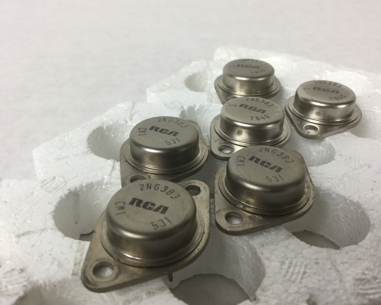 Genuine RCA Transistor  2N6383   Lot of 6   NOS